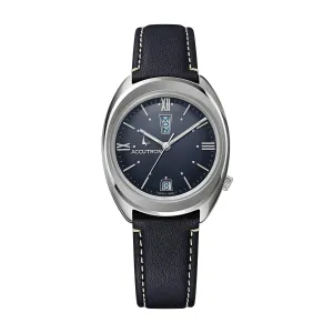 Date And Day "Q" Watch - Blue
