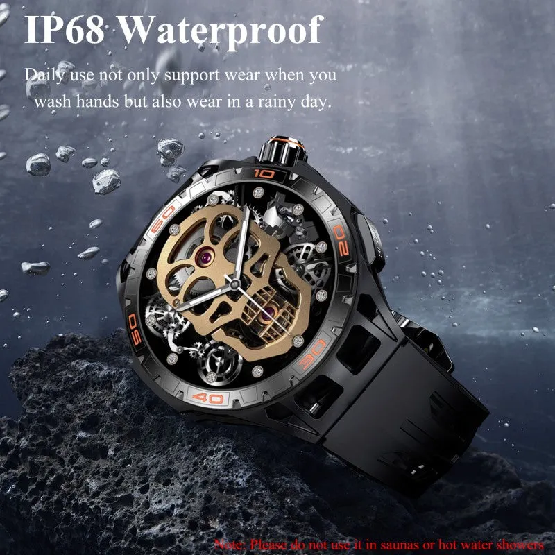 DaTeoy L102 Smart Watch Men with 10 Days Battery Life,1.43" AMOLED Display, 24/7 Health Monitoring, Multi-Sport Modes, Bluetooth Calls, IP68 Waterproof Rating – Compatible with iOS & Android