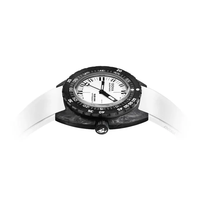 DOXA Sub 300 Carbon Whitepearl White - 822.70.011.23