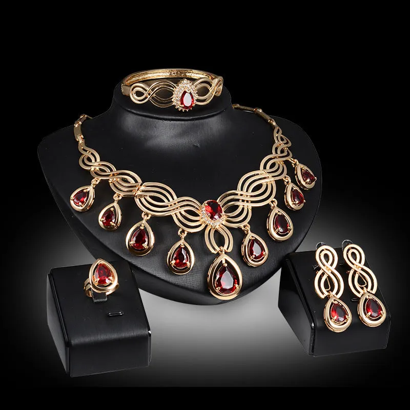 Fashion Necklace And Earrings Alloy Fashion Jewelry Set