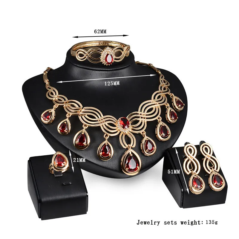 Fashion Necklace And Earrings Alloy Fashion Jewelry Set
