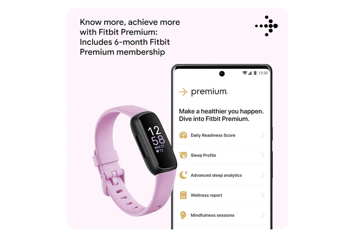 Fitbit Inspire 3 Fitness Tracker | Lilac Bliss