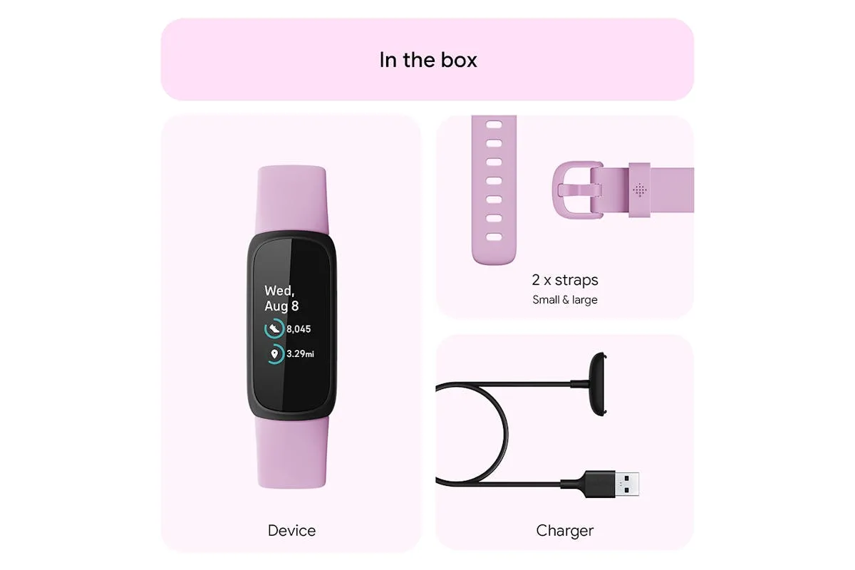 Fitbit Inspire 3 Fitness Tracker | Lilac Bliss