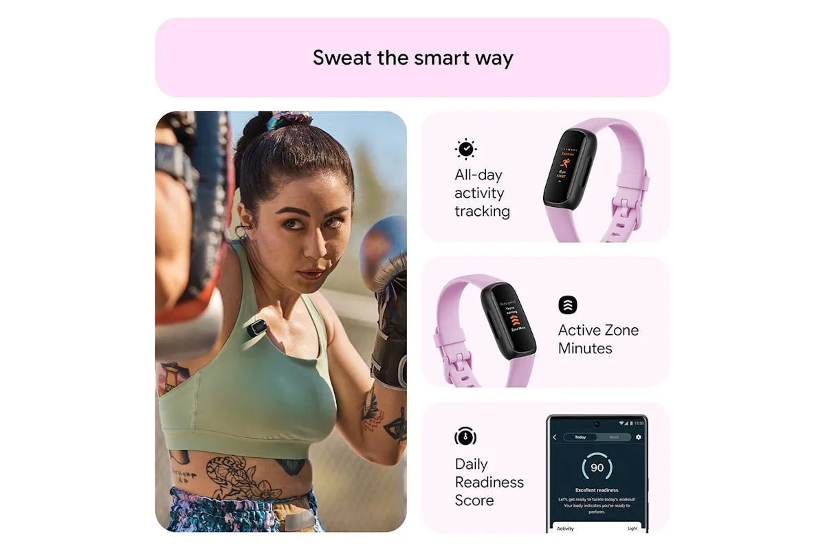 Fitbit Inspire 3 Fitness Tracker | Lilac Bliss