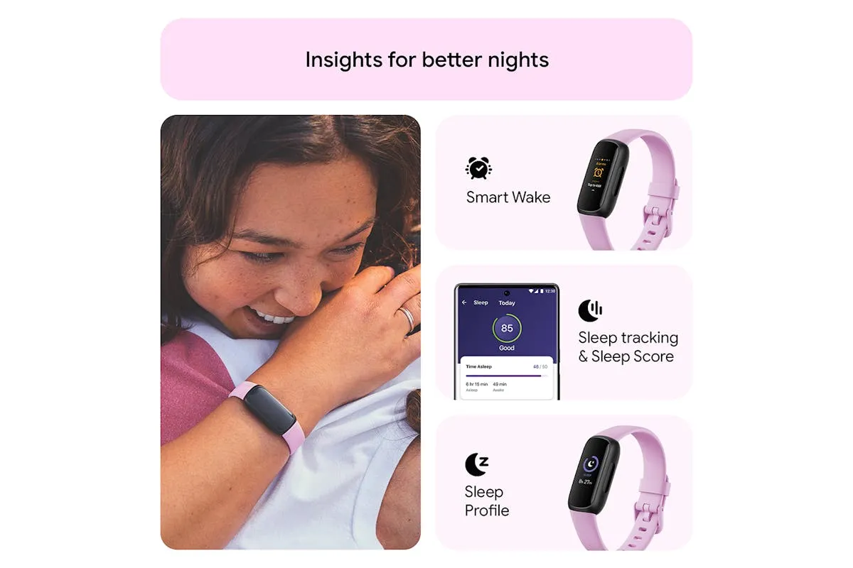 Fitbit Inspire 3 Fitness Tracker | Lilac Bliss