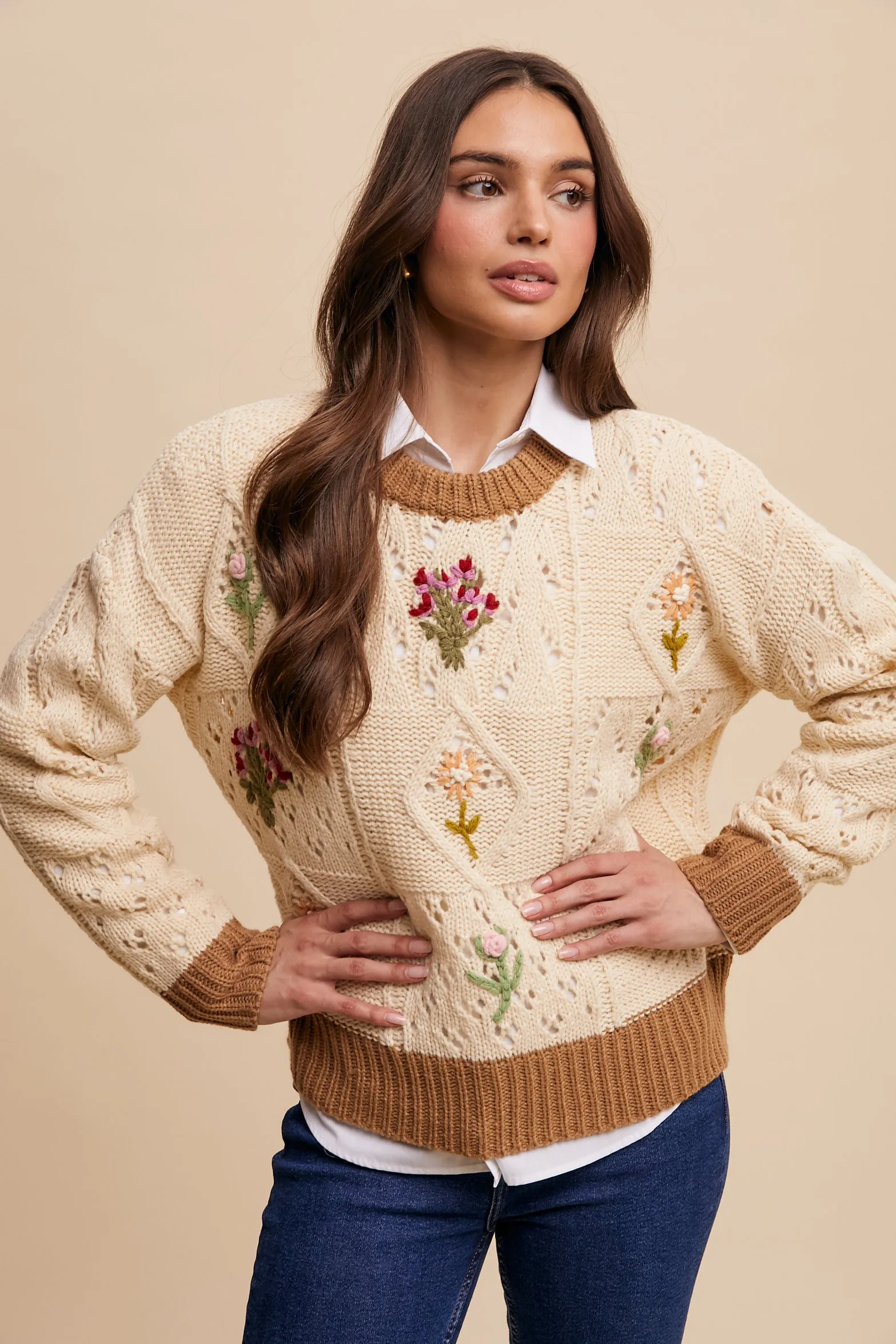 Flower Patch Sweater
