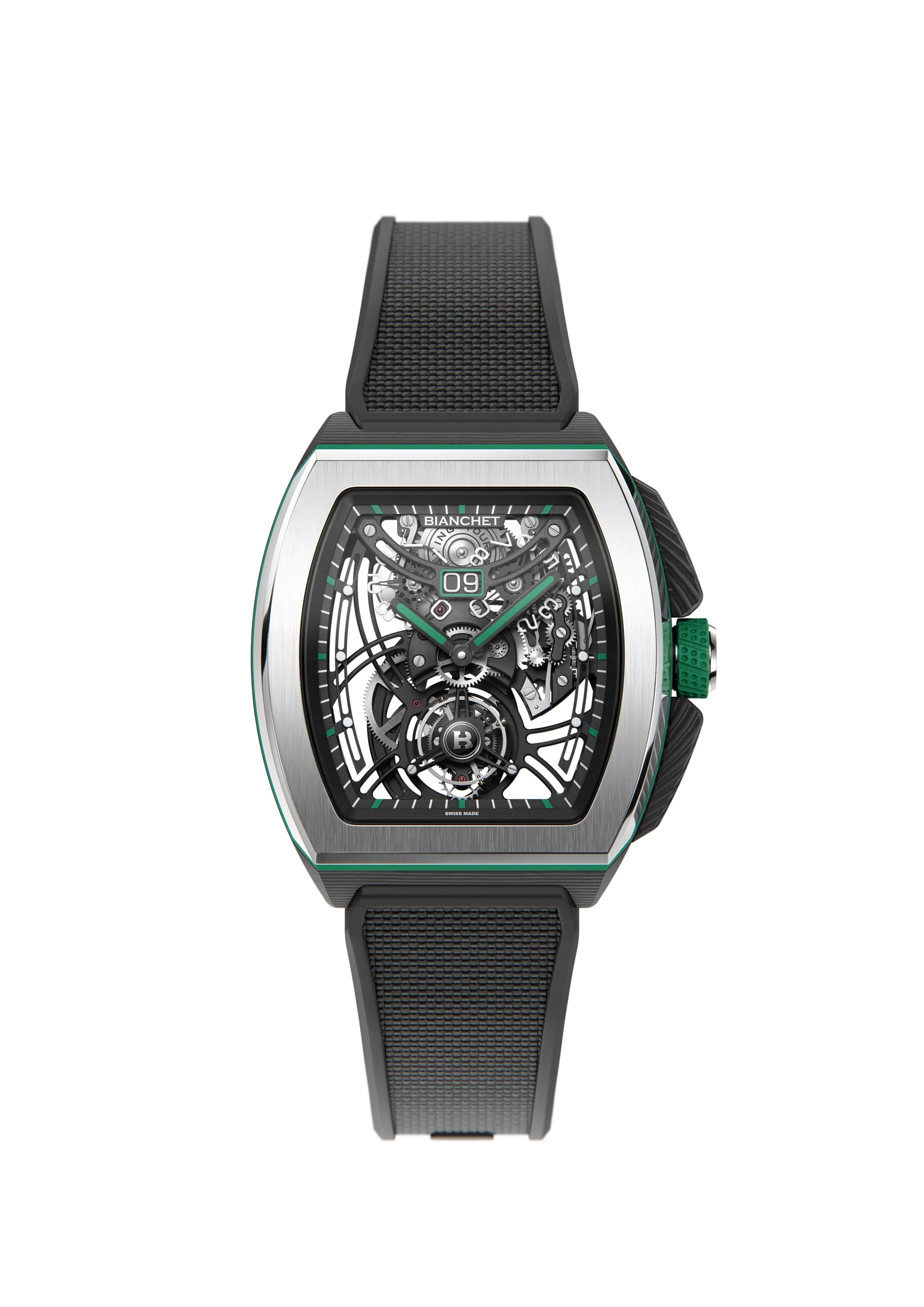 Flying Tourbillon Grande Date B 1.618 Hybrid Green