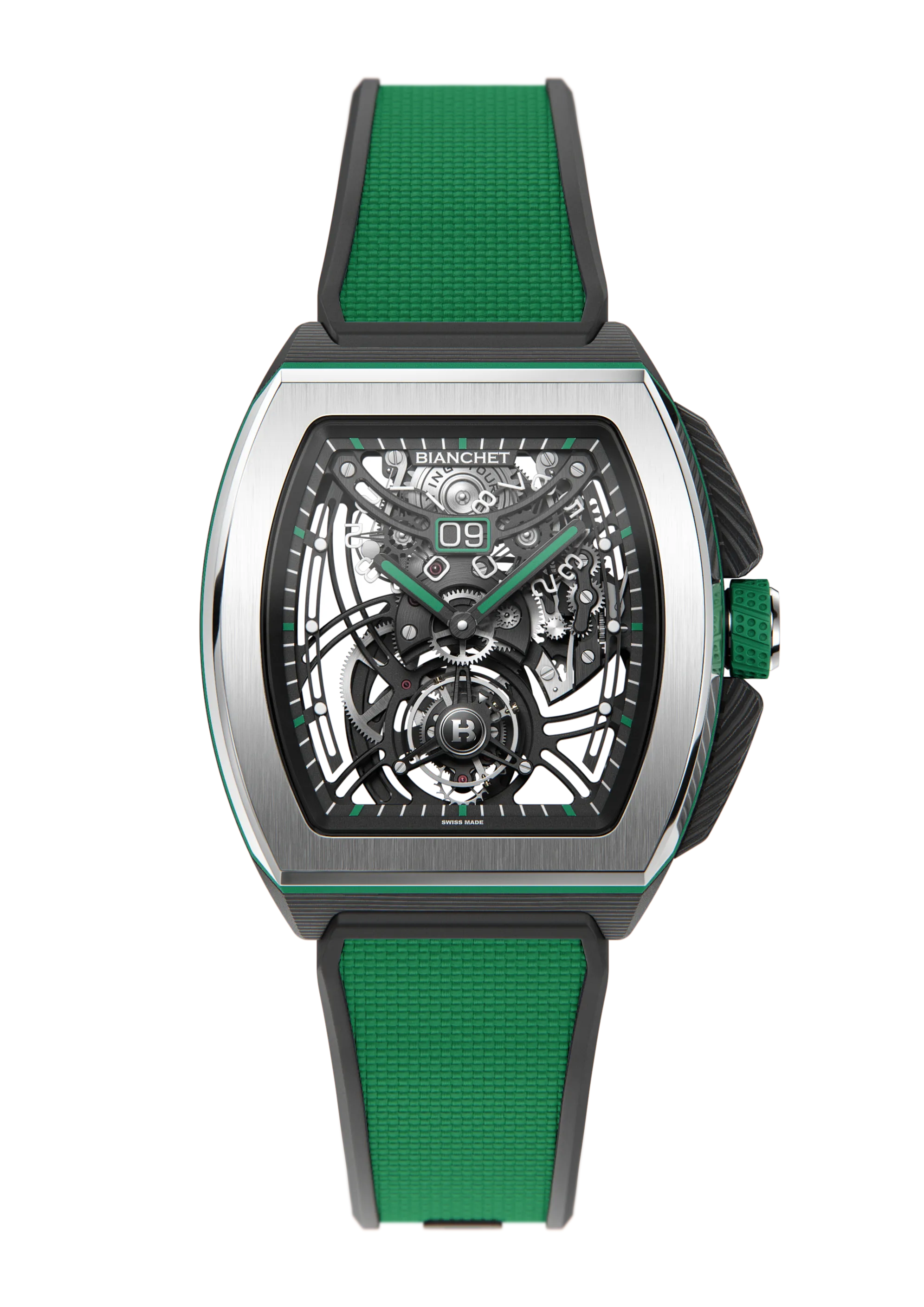 Flying Tourbillon Grande Date B 1.618 Hybrid Green