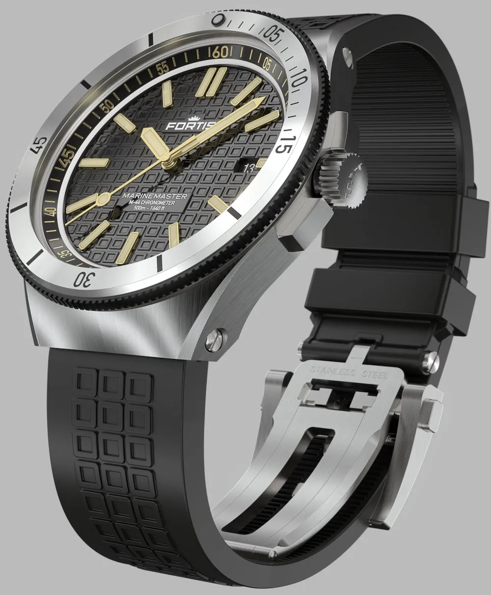 Fortis Marinemaster M 44 Black Resin