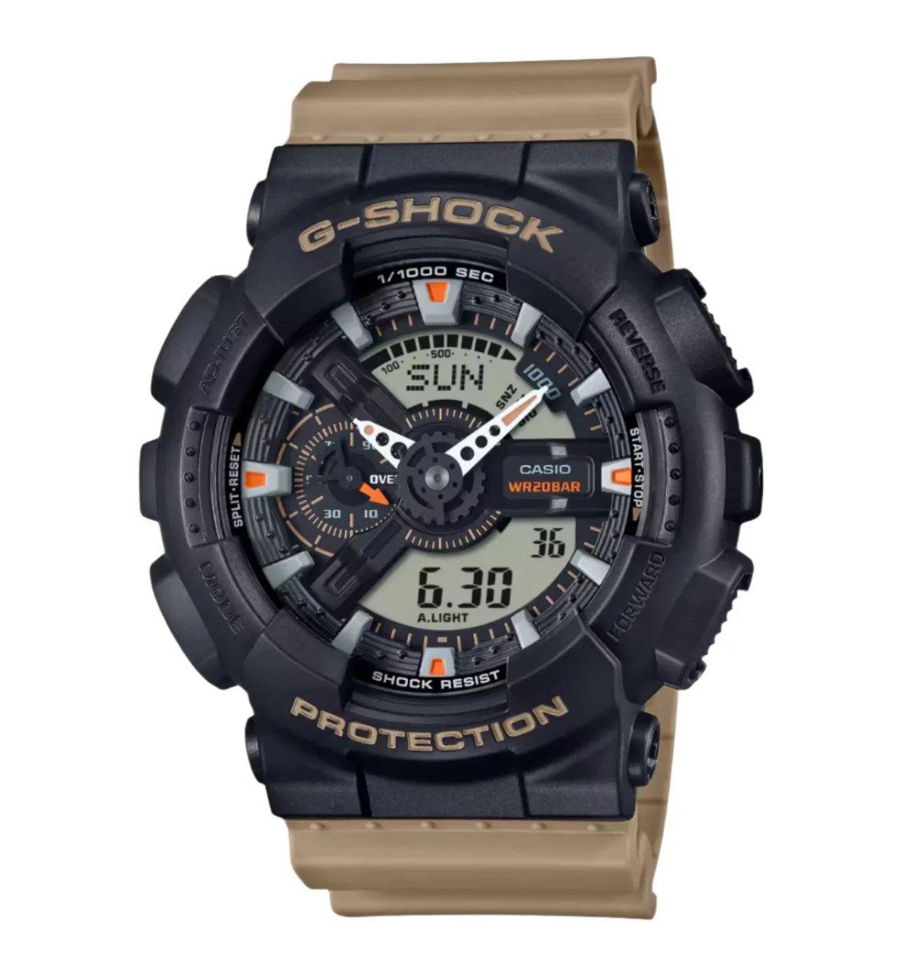 G SHOCK-ANALOG-DIGITAL
110 SERIES
GA110TU-1A5