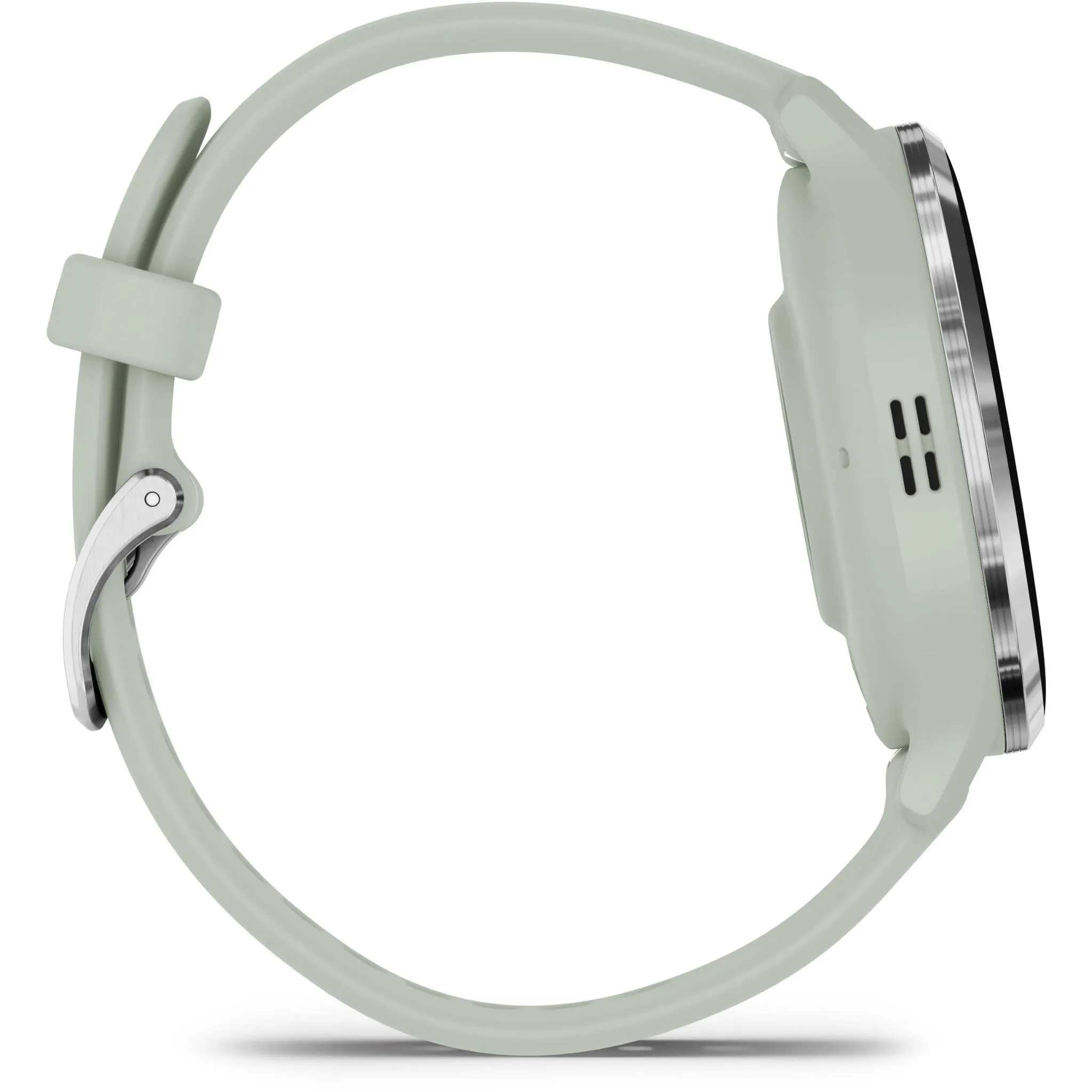 Garmin Venu 3S Silver Stainless Steel Bezel with Sage Grey Case and Silicon Band (AU Version)