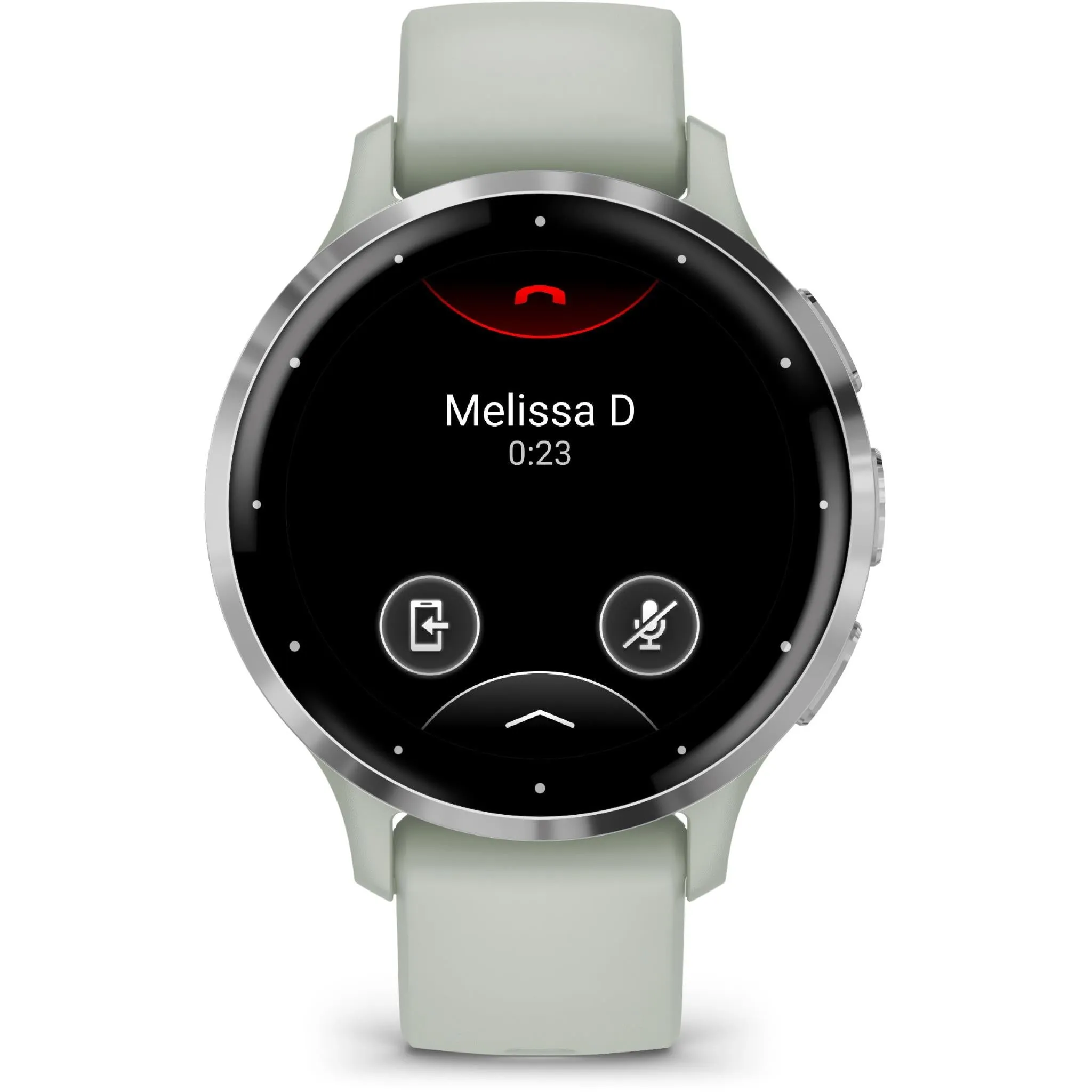 Garmin Venu 3S Silver Stainless Steel Bezel with Sage Grey Case and Silicon Band (AU Version)