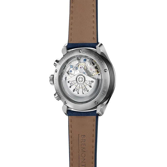 Gentlemen's Bremont ALT1-C Stainless Steel Automatic Chronograph Blue Nubuck Strap Watch, ALT1-C/BL