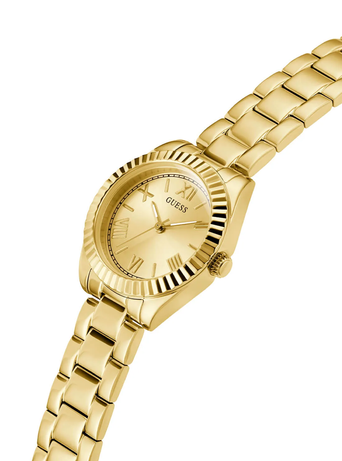 Gold Mini Luna Vintage Link Watch