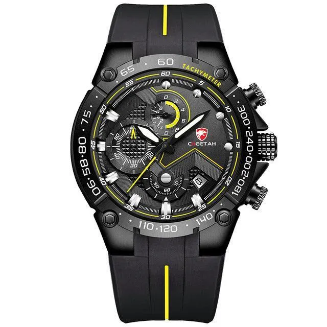 GREAT GIFTS - New Luxury Brand Big Dial Waterproof Quartz Sports Chronograph Wristwatch