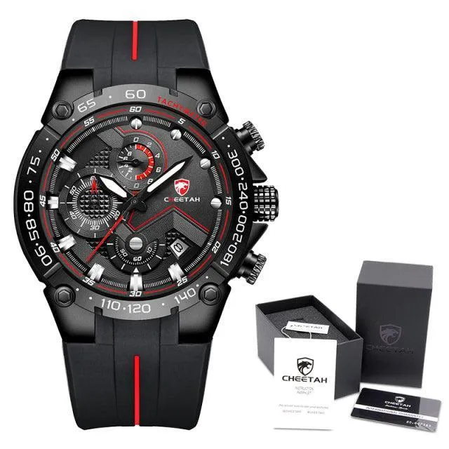 GREAT GIFTS - New Luxury Brand Big Dial Waterproof Quartz Sports Chronograph Wristwatch