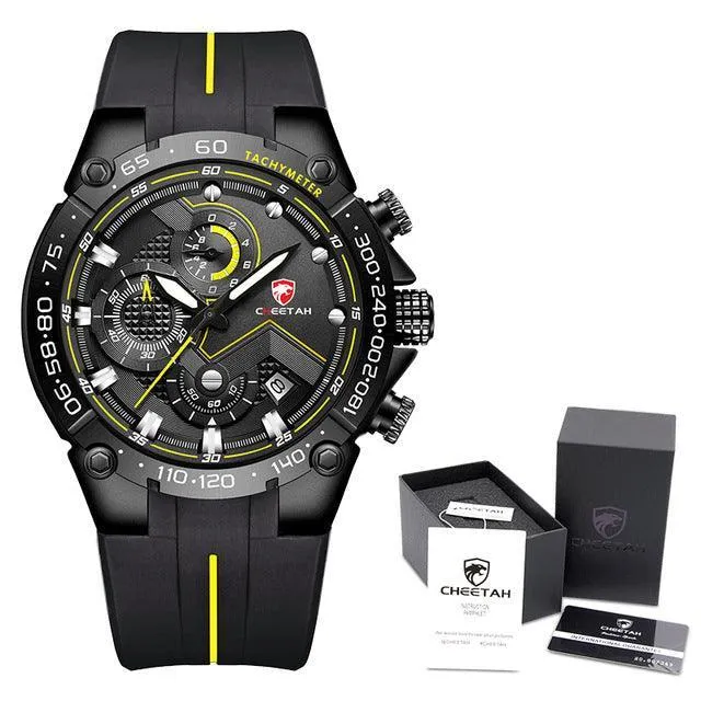 GREAT GIFTS - New Luxury Brand Big Dial Waterproof Quartz Sports Chronograph Wristwatch
