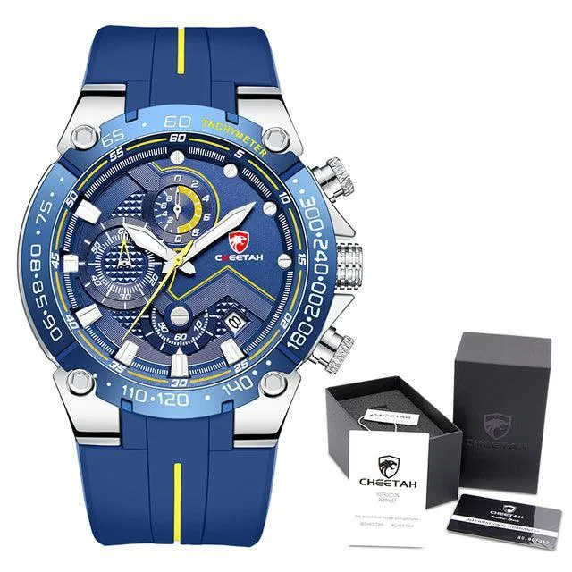 GREAT GIFTS - New Luxury Brand Big Dial Waterproof Quartz Sports Chronograph Wristwatch