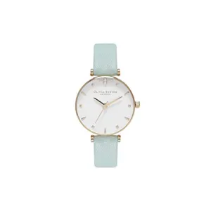 Green Leather Leather Watch