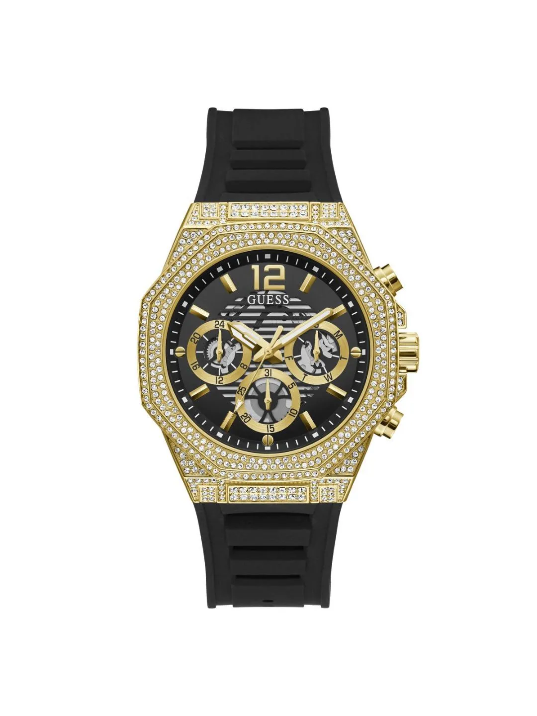 Guess Black Dial Men Analog Watch - GW0518G2
