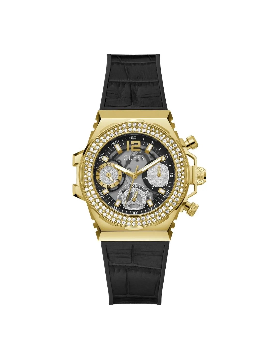 Guess Black Dial Women Analog Watch - GW0553L4