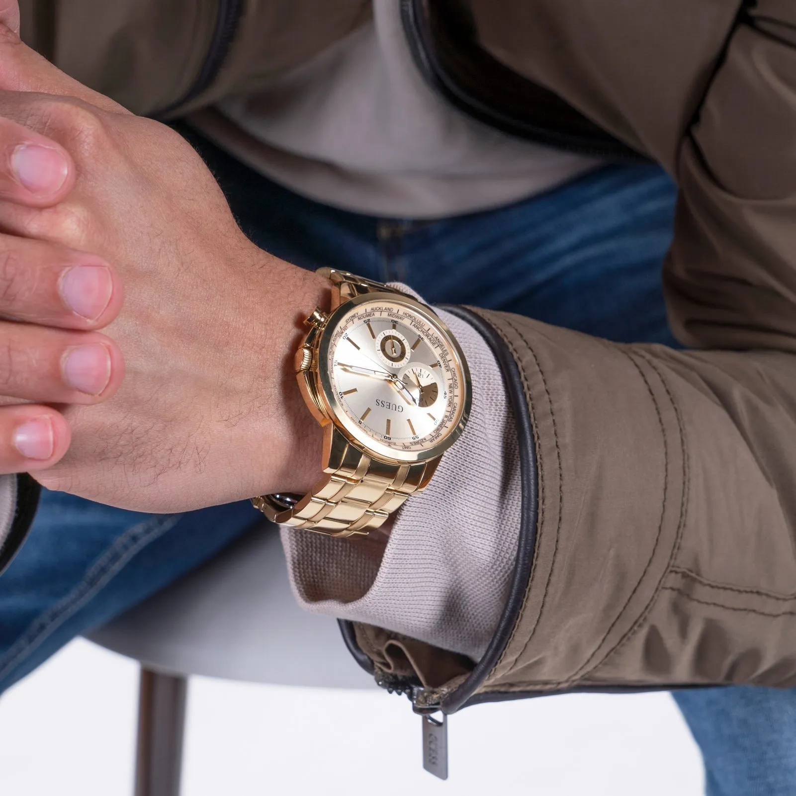Guess GW0490G2 Men's Spec Gold Watch