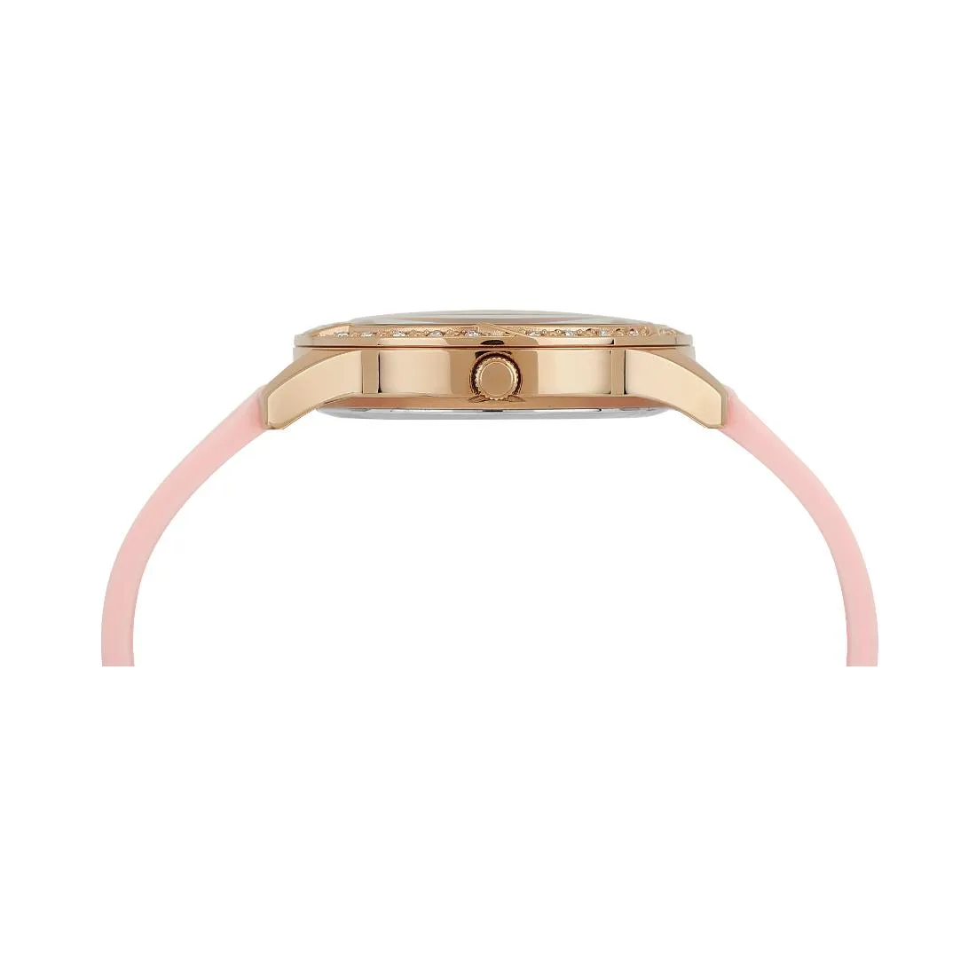 Guess Women 38.5 mm Rose Gold Dial Analog Watch- U1403L2M