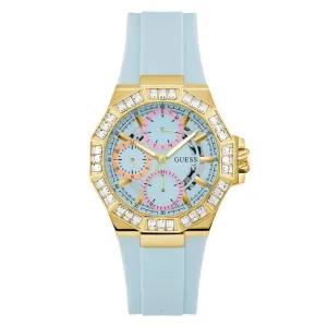 Guess Women 39 mm Blue Dial Analog Watch- GW0695L1