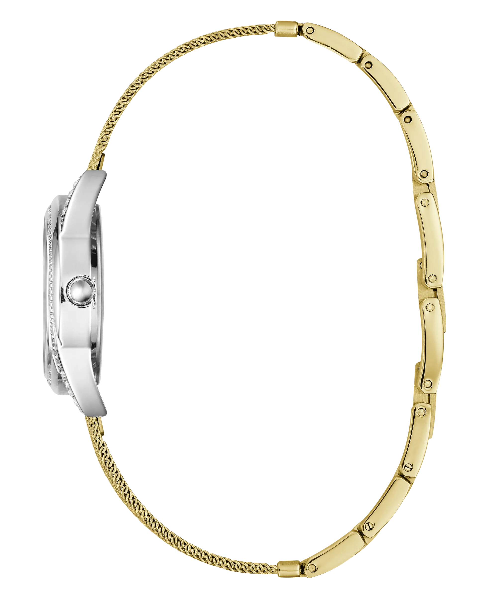 Guess Women Silver Dial Analog Watch - W1084L2