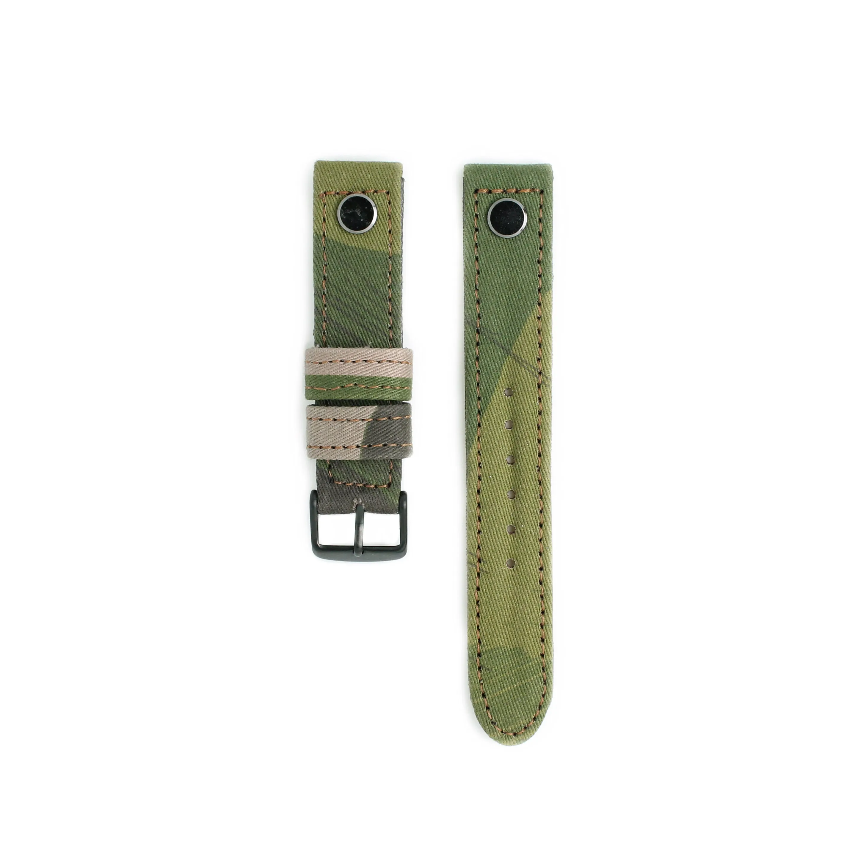 Hand-Made SAS/Para Camouflage Denison Two-Piece Watch Strap