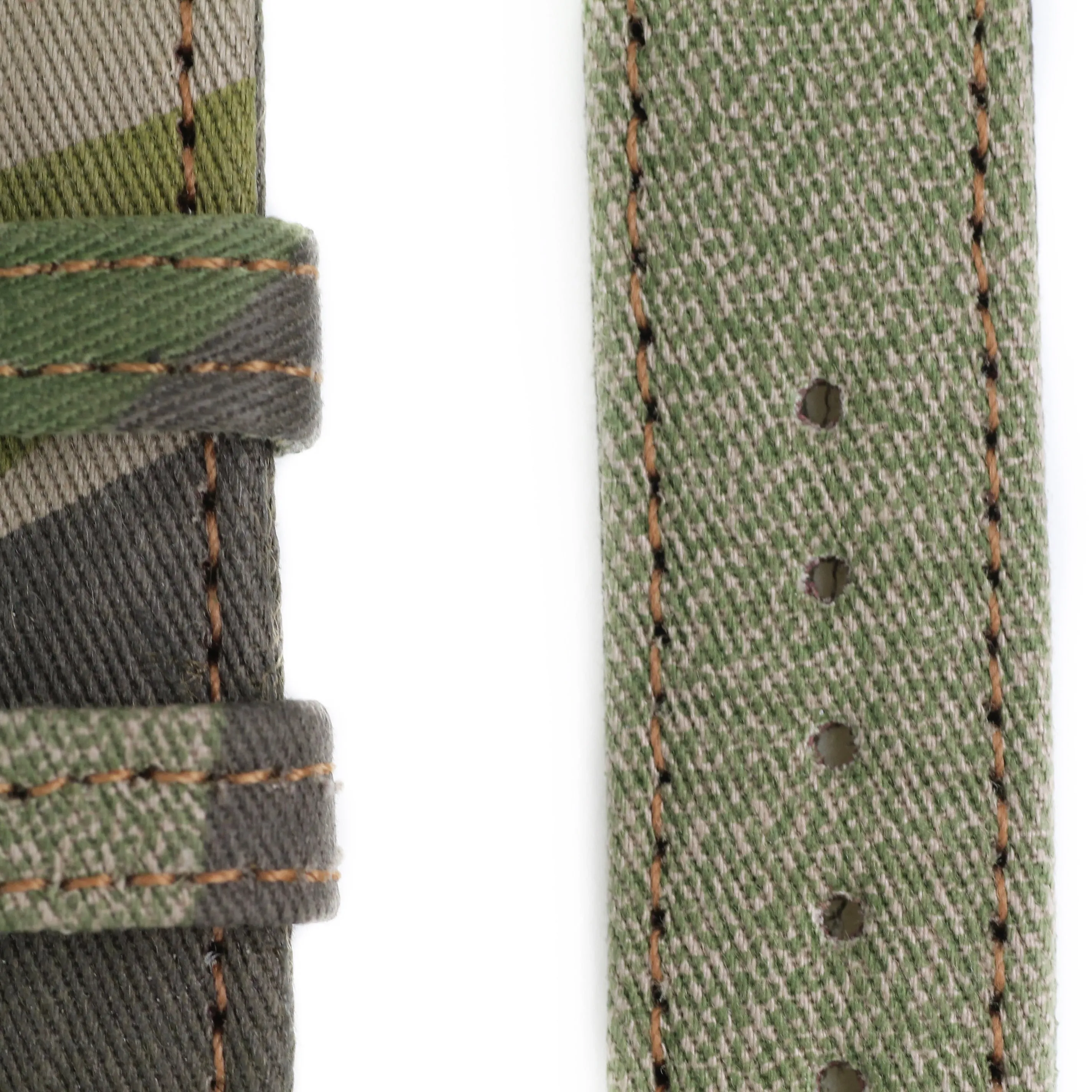 Hand-Made SAS/Para Camouflage Denison Two-Piece Watch Strap