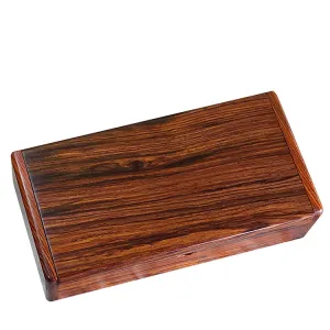 Handcrafted cocobolo wood desktop box