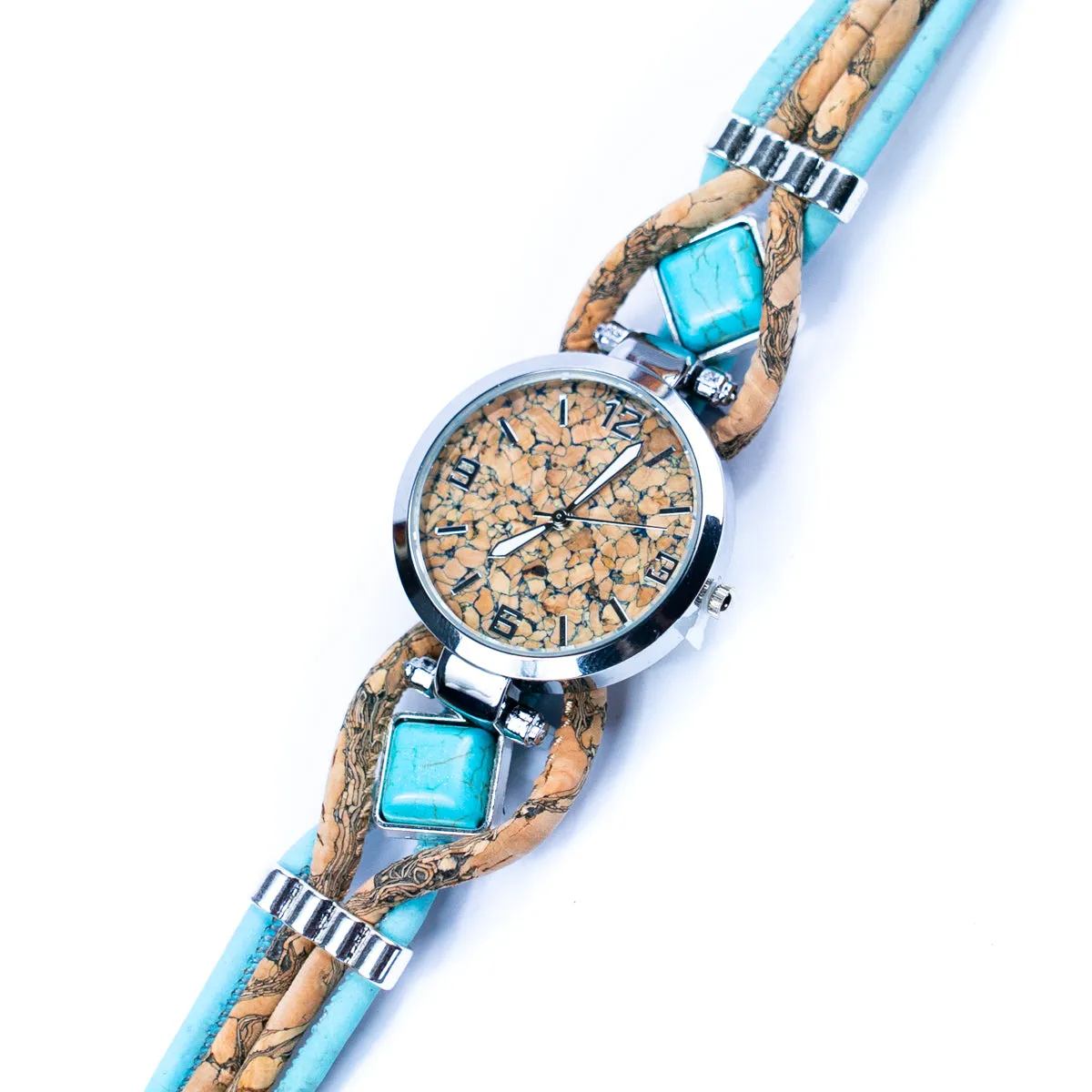 Handmade cork watch for women DIY-021-WITH BOX