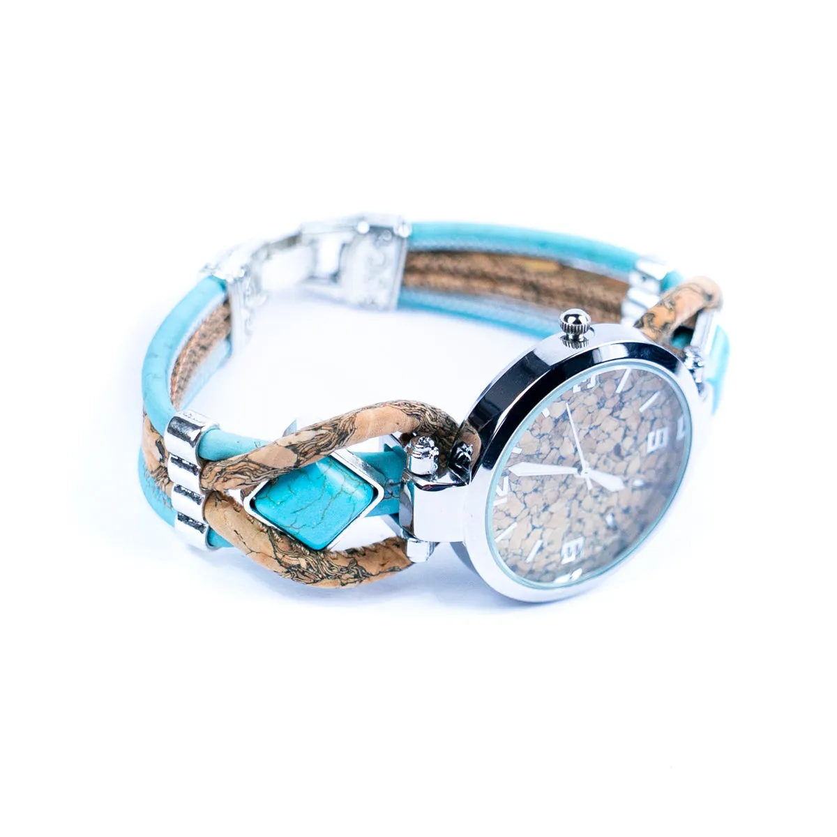 Handmade cork watch for women DIY-021-WITH BOX