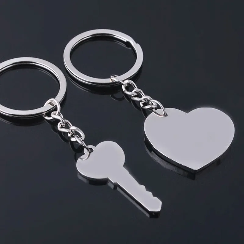 Heart-shaped  English Secret Love Keychain