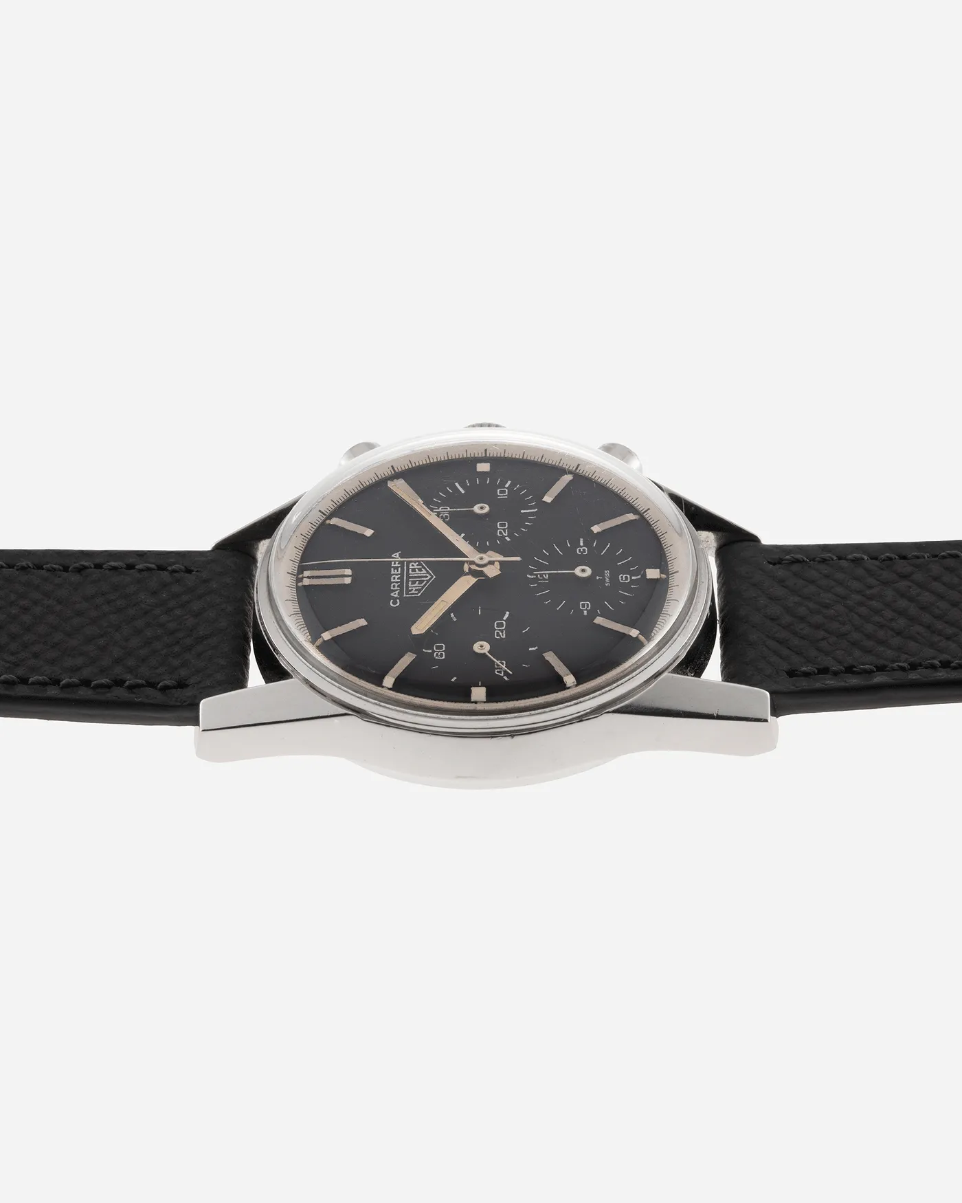 Heuer Carrera 2447N Silver Script