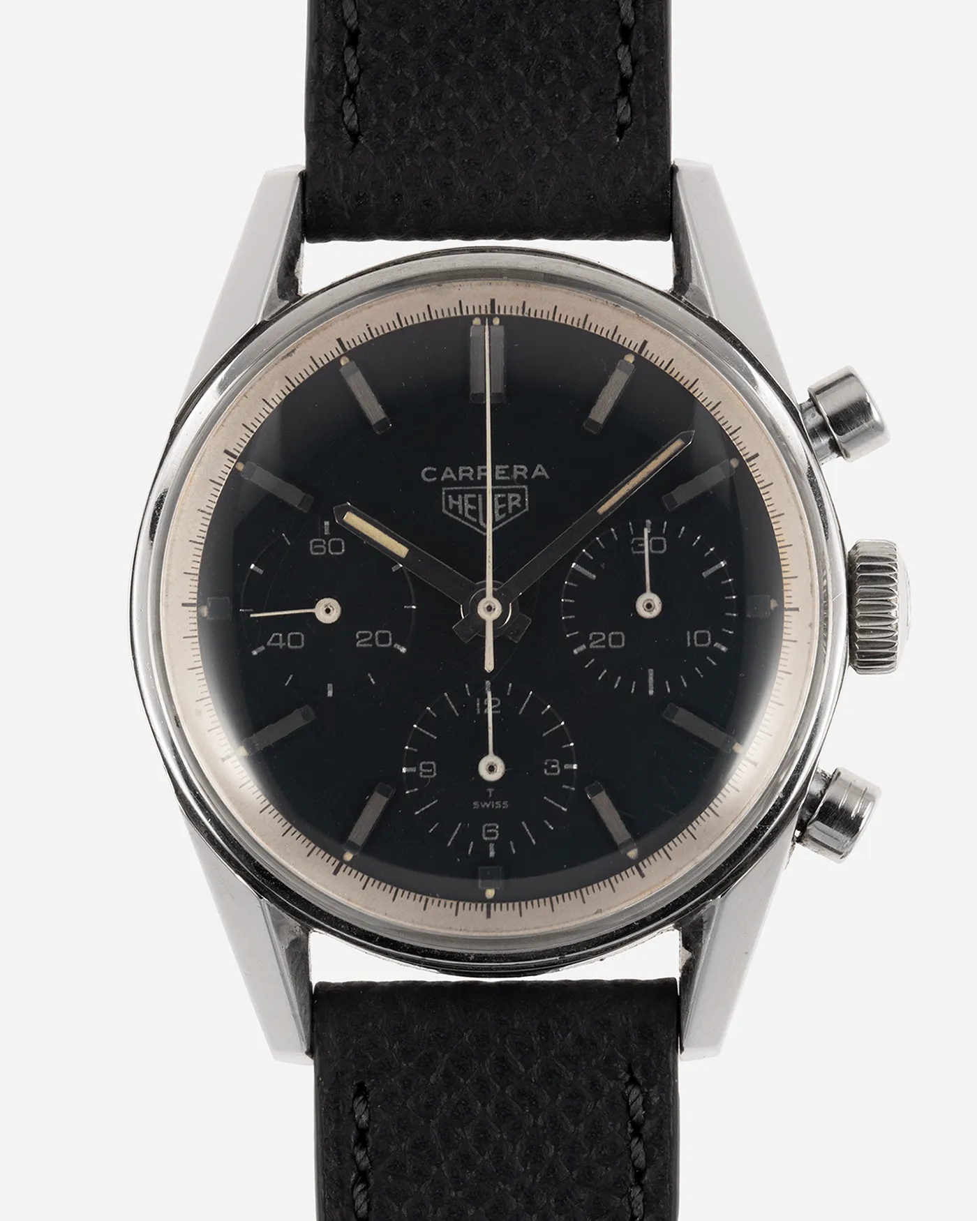 Heuer Carrera 2447N Silver Script