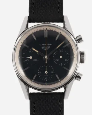 Heuer Carrera 2447N Silver Script