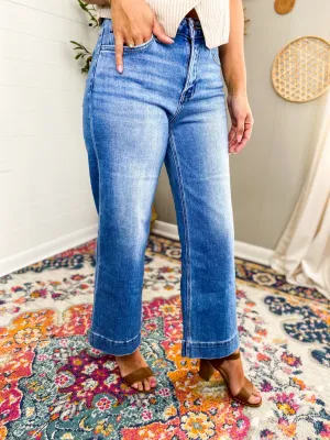 High Rise Wide Leg Jean