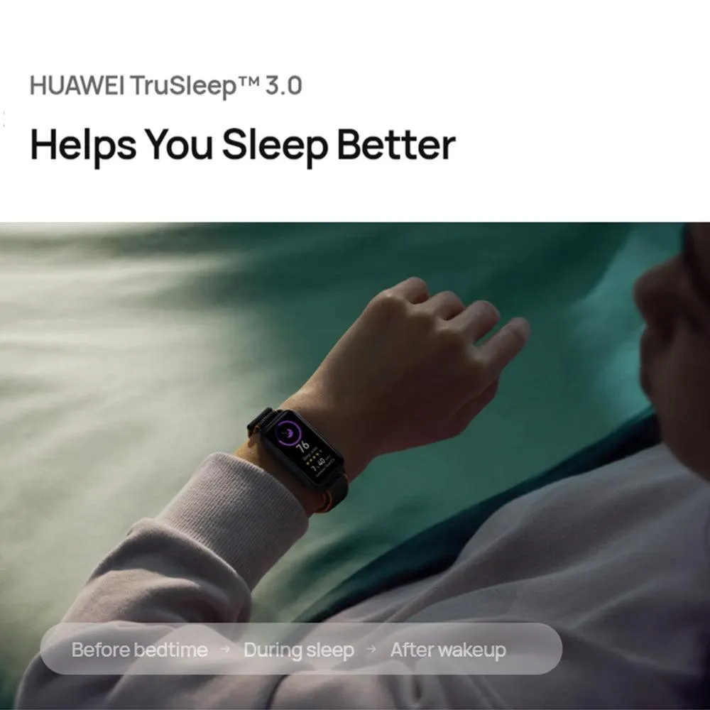 Huawei Band 8 ASK-B19 Sakura Pink Durable Polymer Case With Sakura Pink Silicone Strap