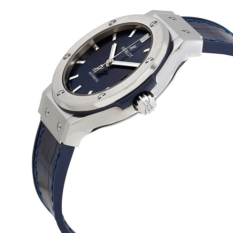 Hublot Classic Fusion Automatic Blue Sunray Dial Titanium 38mm Men's Watch 565.NX.7170.LR