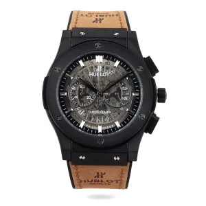 Hublot Geneve Classic Fusion Aero Chronograph Black Magic Watch