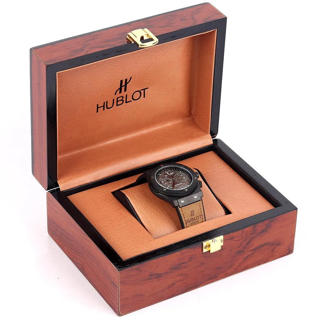 Hublot Geneve Classic Fusion Aero Chronograph Black Magic Watch