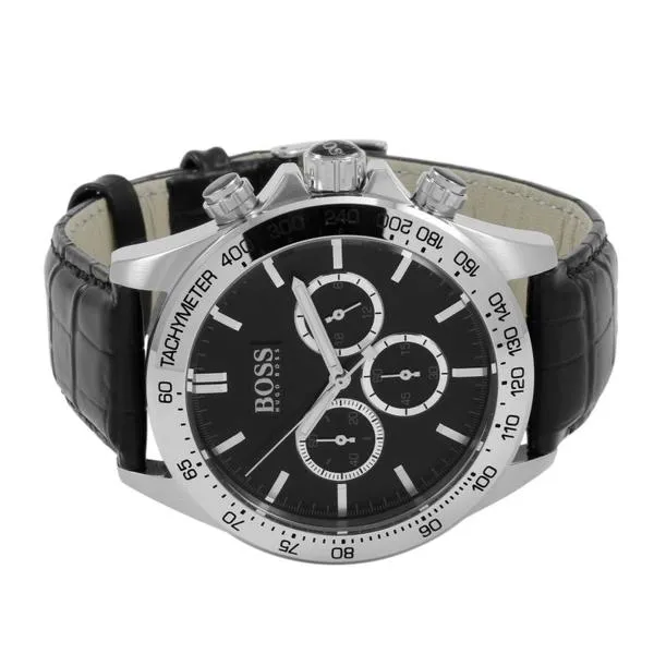 Hugo Boss Ikon Chronograph Black Dial Men's Watch 1513178