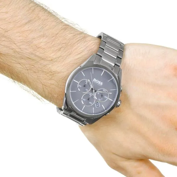 Hugo Boss Onyx Chronograph Grey Dial Men's Watch 1513364