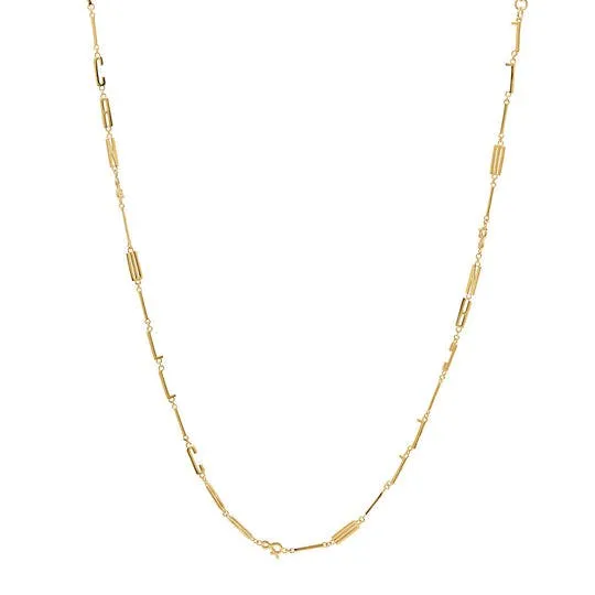 I Can And Will Affirmation Necklace in Gold Vermeil