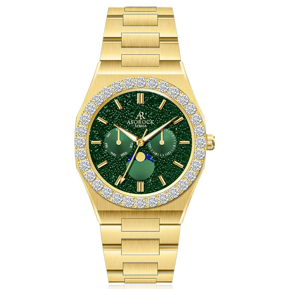 Iced diamond bezel transporter - plain straps