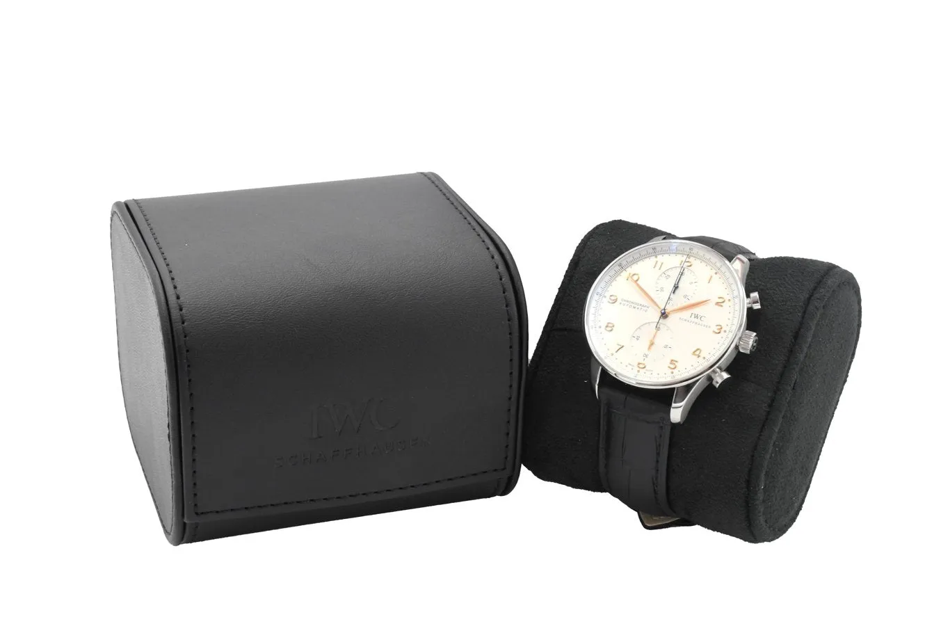 IWC Portugieser Chronograph Steel Watch 41mm - Ref IW371445