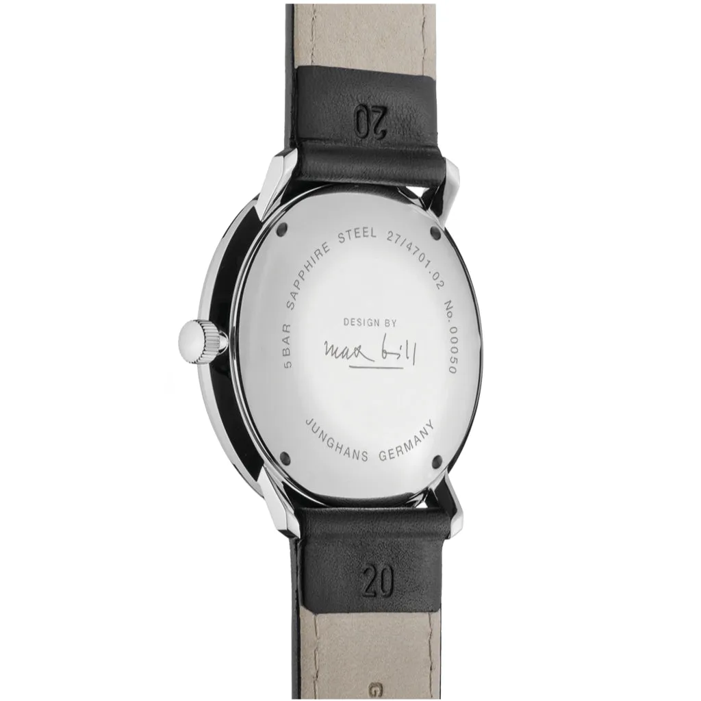 Junghans Max Bill Automatic Unisex Black Watch 27/4701.02