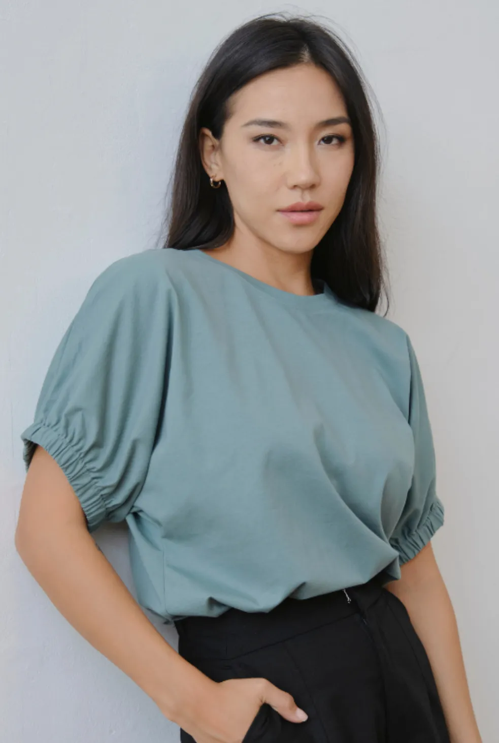 Kamila Bat Sleeves Top